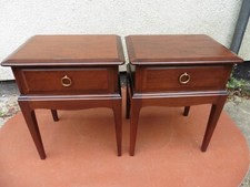 PAIR STAG MINSTREL MAHOGANY