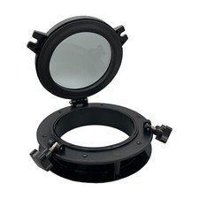 215mm Marine Boat Black Round