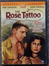THE ROSE TATTOO (1955) (Rare DVD, Anna Magnani, Burt Lancaster, Daniel Mann, R0)