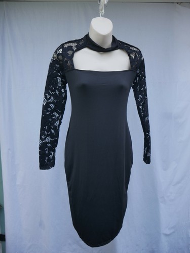 Black sexy dress ladies lycra - sexy,