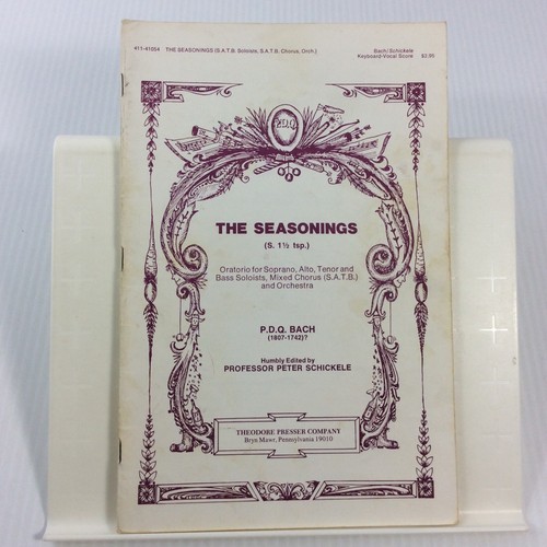 The seasonings oratorio bach - seasonings,