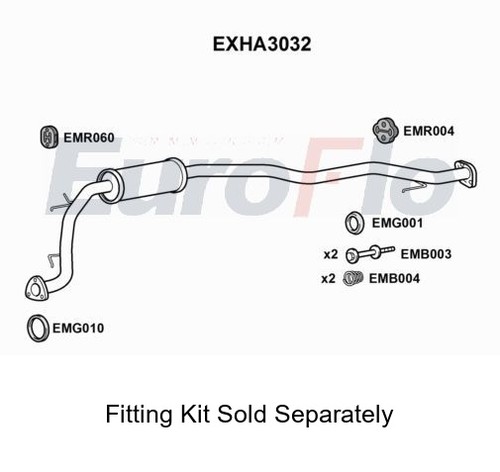 Rear muffler silencer - muffler,
