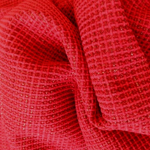 Woven fabric red - 1m,
