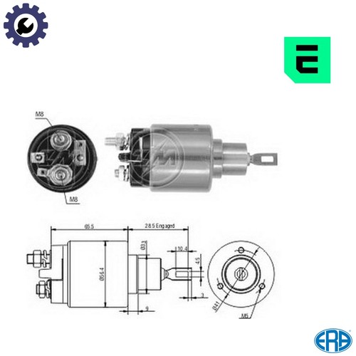 Solenoid switch starter - switch, zm1573