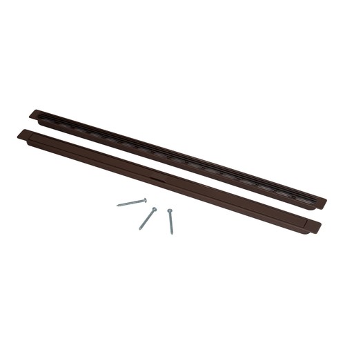 Brown 430mm trickle - vent, flush