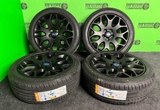 REFURBISHED GENUINE FORD 17” 5x108 ALLOY WHEELS + NEW TYRES CONNECT FOCUS MONDEO