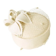 Royal pillbox hat mesh veil - hat,