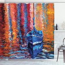 Nautical Shower Curtain Dark