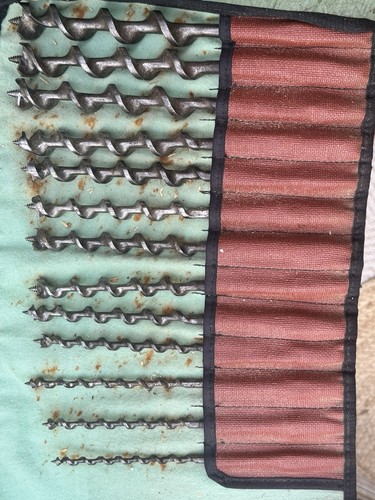 Vintage set auger drill - set, 13