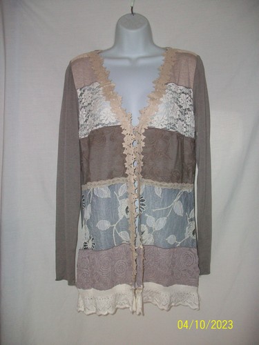 Ladies brown mix top - mix,