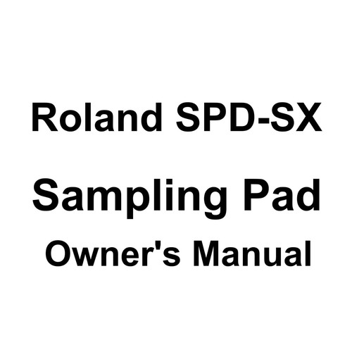 Roland spd sampling pad - spd-sx,