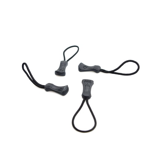Black zip slider - zip, hanger