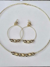 Omega Beaded Choker Necklace