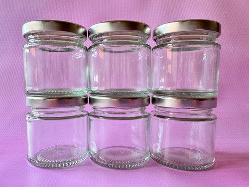 125ml glass jam jars - 60, x