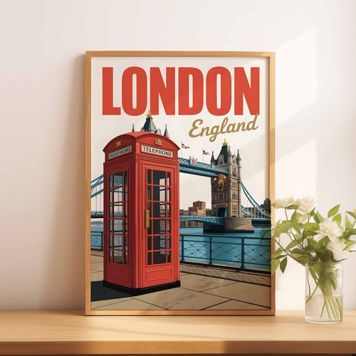 Red telephone box near - red,