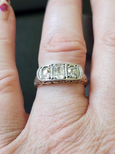 🔵Antique old mine cut