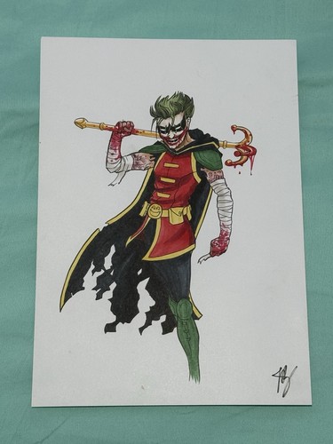 Original joker robin - original, artwork
