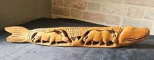 African Hand Carved Wooden Sculpture