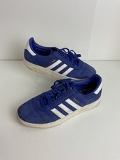 Adidas Originals Trimm Trab UK 9 Blue/White 2019 Release Rivalry Pack BD7628