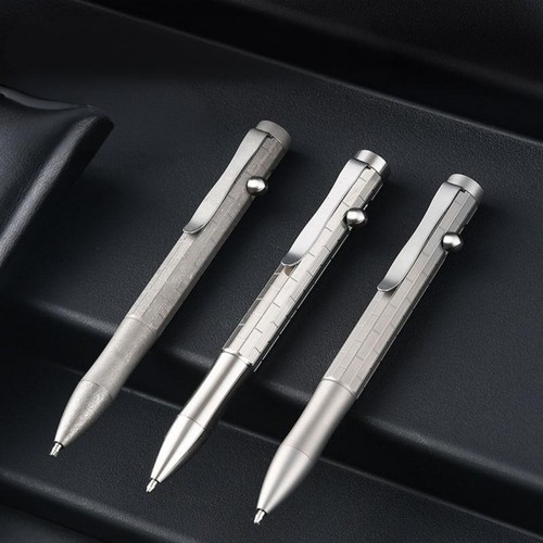 Titanium alloy tactical pen - titanium,