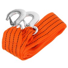  Car Tow Dolly With Hook 3-meter 3-ton Towing Strap Boat Trailer Pull Strap Tow