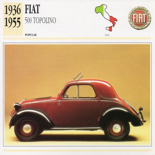 1936 1955 fiat - 1936-1955, topolino