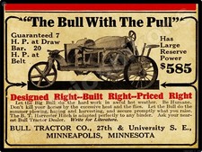 1915 Bull Tractor Co. NEW