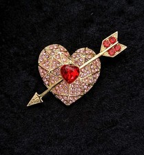 Heart arrow rhinestone - heart,