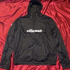 Ellesse SXG09906 Black Lightweight Jacket With Hood XL