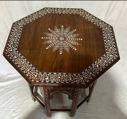 Anglo indian carved inlaid - anglo,