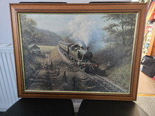don breckon railway textured oil   700mm x 500mm