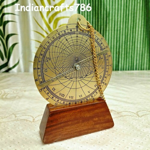 Antique brass astrolabe - antique,
