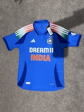 Genuine ADIDAS India Cricket Jersey 2025 ODI One Day Player Shirt MEDIUM RRP £70