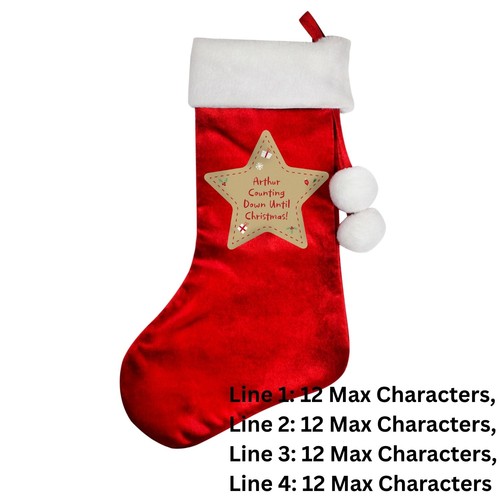 Personalised christmas red - personalised,