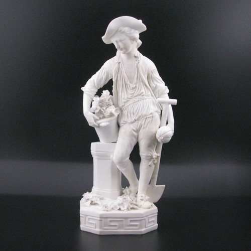Derby biscuit porcelain figure