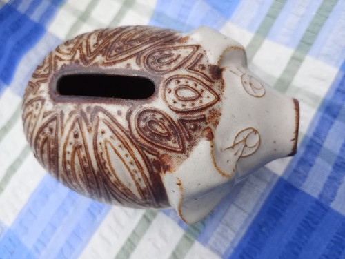 Smiling piggy bank vintage