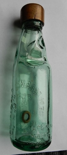 Wooden codd bottle - , opener