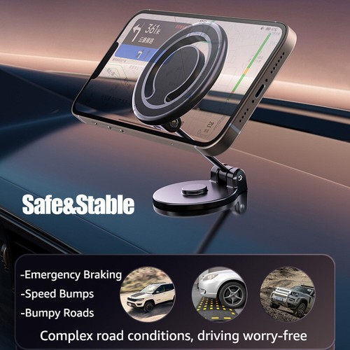 Magnetic car phone holder - car,