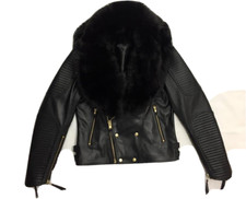 Lamb Leather Ladies Biker