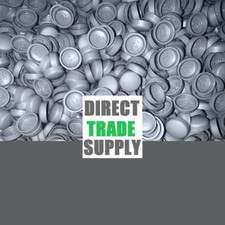 Decorative Plastic Two Piece Matt Screw Cap Covers 6-8 Gauge Screws - 13.1mm