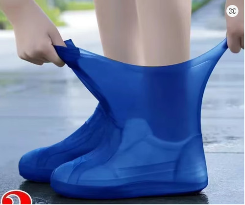 Silicone waterproof over - , shoe