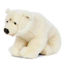 Polar Bear Large Plush Soft Toy Living Nature Cute Cuddly Christmas Gift  45cm