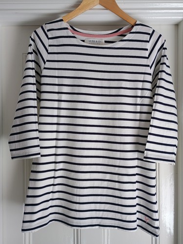 Quba ladies blue striped - co,