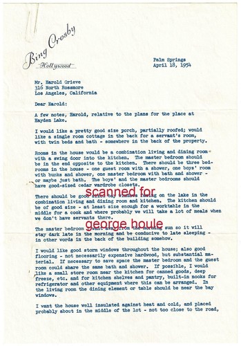 Bing crosby signed - crosby,