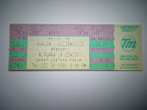 Nirvana utero ticket - in,