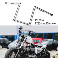 10" Rise 25 mm Chrome