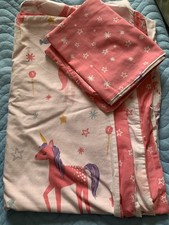 Unicorns Girls Single Duvet Cover & Pillow Case set 