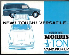 Morris Half Ton Van & Pick-Up