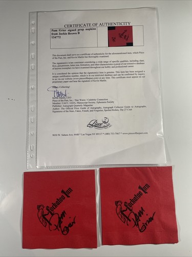 Jackie brown movie props - jackie,