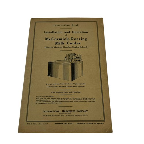 Vintage 1937 mccormick - vintage,